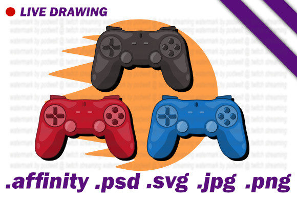 Controller Gamepad Gaming Graphics & Illustrations