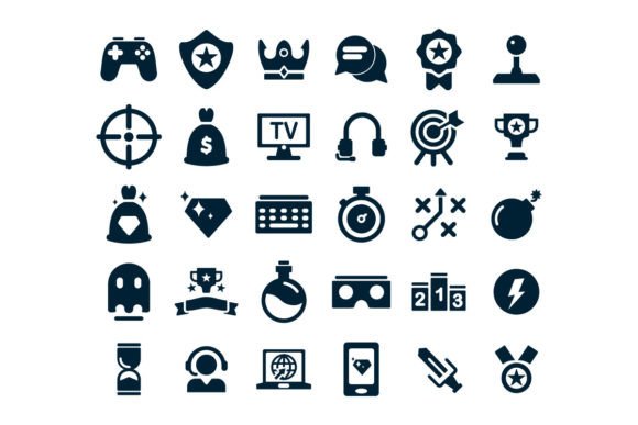 Esports Gaming Icons: Graphics for Branding