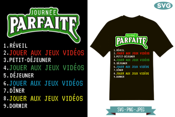 French Gaming Graphics for Print Templates