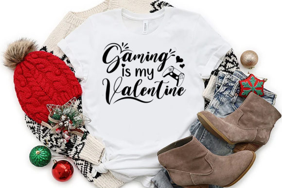 Gaming is My Valentine SVG: Graphics & Print Templates