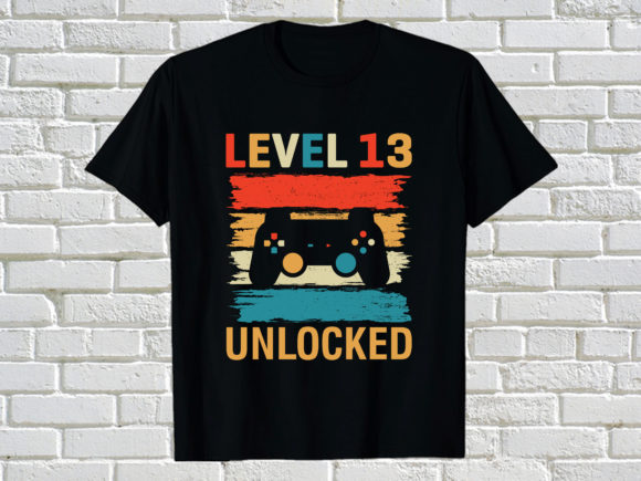 Gaming Level 13 Unlocked Graphics and Print Templates