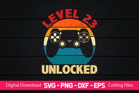 Level 23 Unlocked: Gaming Graphics & Print Templates
