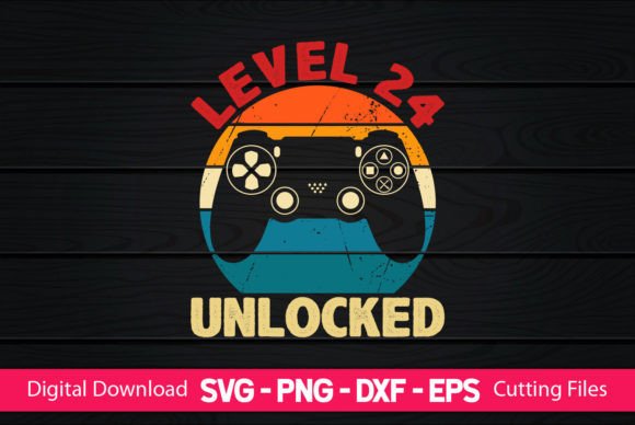 Level 24 Unlocked: Gaming Graphics & Print Templates