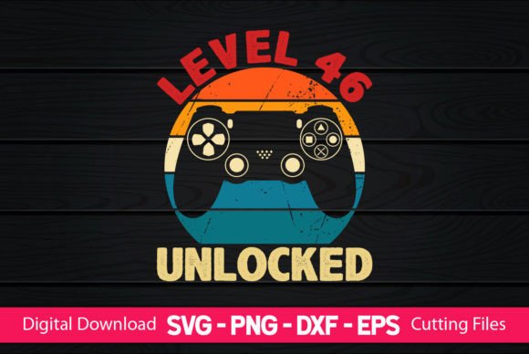 Level 46 Unlocked: Gaming Graphics & Print Templates