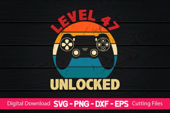 Level 47 Unlocked: Gaming Graphics & Print Templates