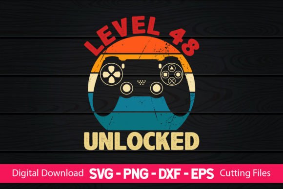 Level 48 Unlocked: Gaming Graphics & Print Templates