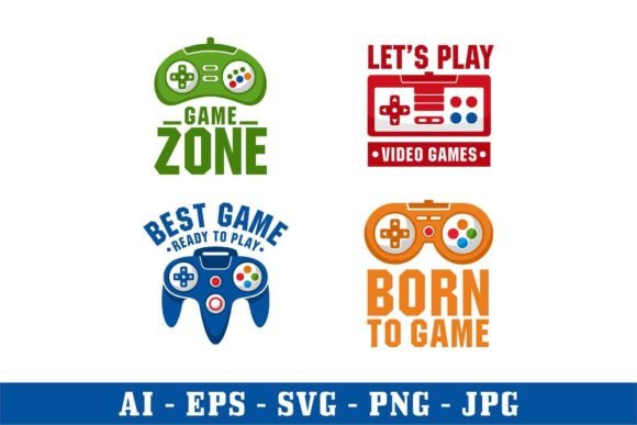 Reviewing the Gaming Badge Label Flat Design Logo