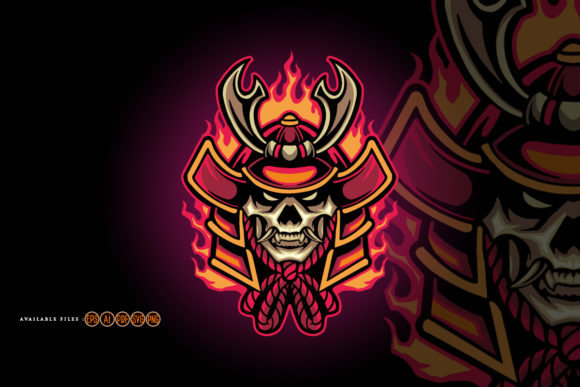 Ronin Esports Mascot: Bold Graphics & Illustrations