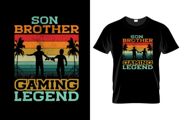 Son-brother-Gaming-legend: Graphics & Print Templates
